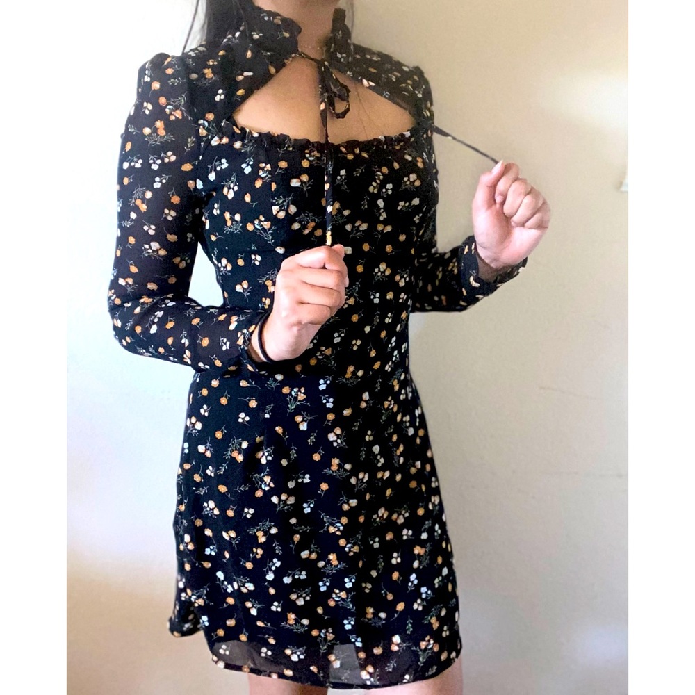 Nasty Gal Flower After Floral Mini Dress